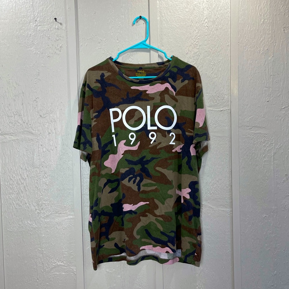 Men’s XXL Ralph Lauren Camo “Polo 1992” T-Shirt